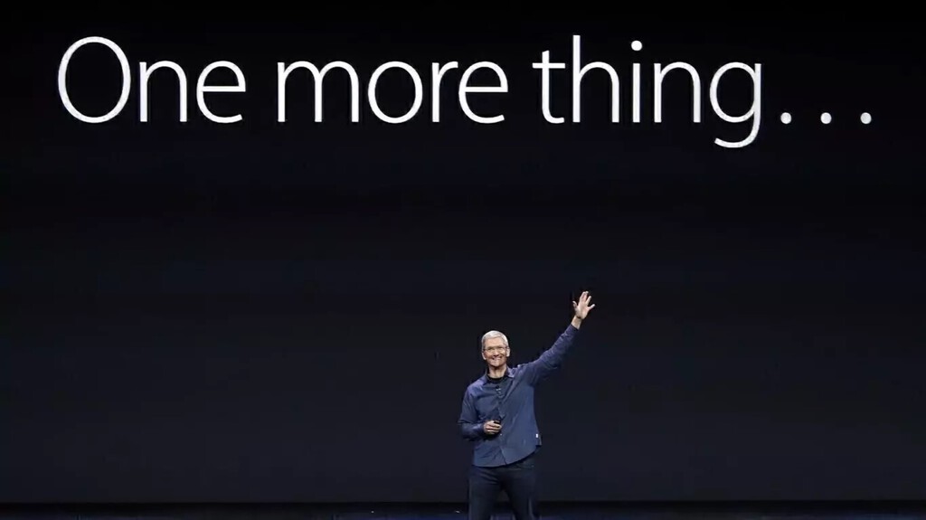 Tim Cook sólo ha pronunciado “One More Thing” tres veces. Puede que pronto llegue la cuarta 