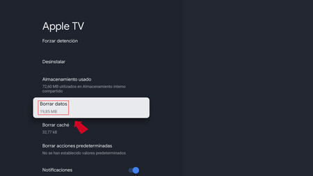 Borrar Datos Google Tv