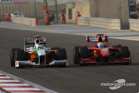 Ferrari y Kimi Raikkonen consiguen sus primeros puntos en Bahrein