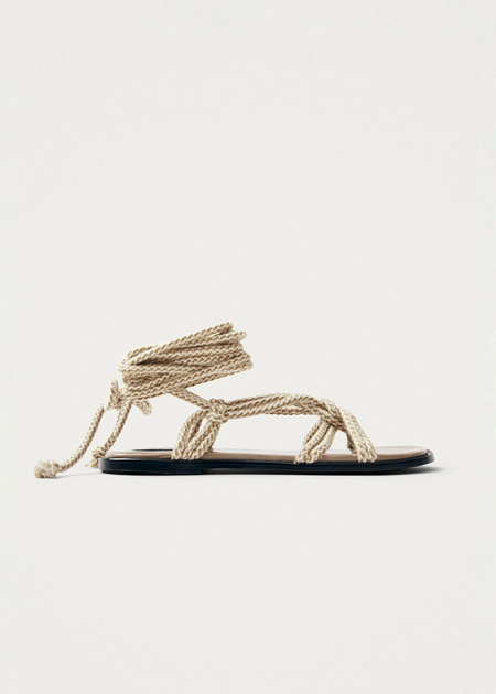 Tory Stone Beige Sandals 2