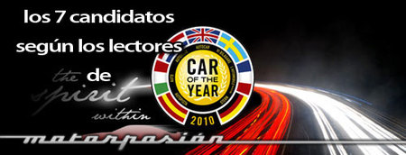 Los candidatos a Coche del Año en Europa 2010 según los lectores de Motorpasion