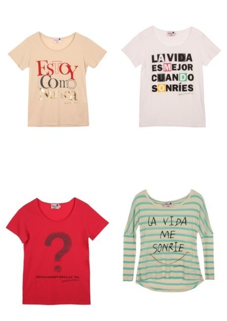 Camisetas mensaje dolores promesas