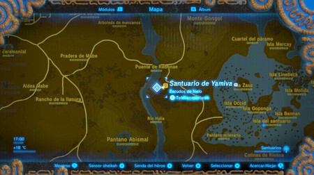 Ubicacion Santuario Yamiva