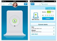 Evoz, monitorizar al bebé a través del iPhone o iPad