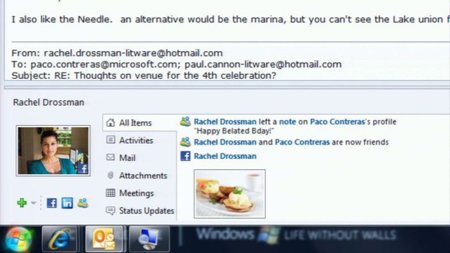 Ya está disponible la integración de Outlook con Facebook y Windows Live Messenger