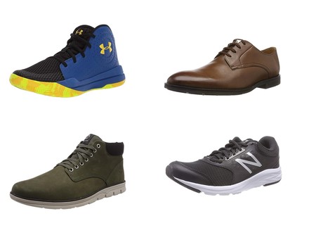 Chollos en tallas sueltas de botas, zapatos y zapatillas de marcas como Under Armour, Timberland, New Balance o Clarks en Amazon