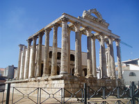 El Templo de Diana en Mérida