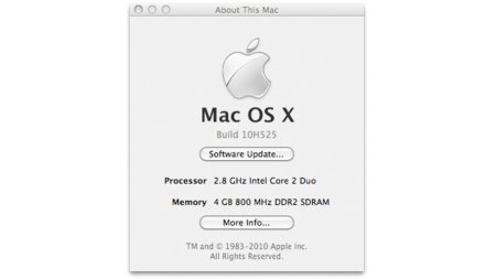 Apple envía la primera beta de Mac OS X 10.6.5 a los desarrolladores