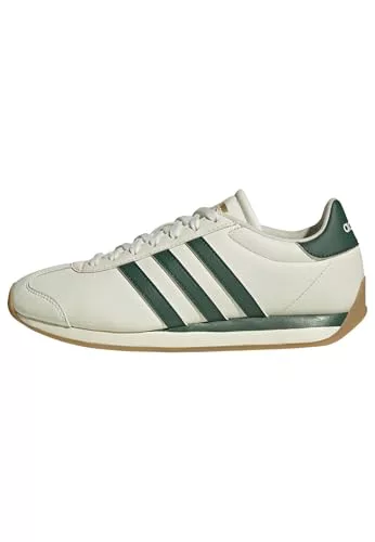 adidas Mujer Runvista Shoes, Core White/Collegiate Green/Gum 3, 38 EU