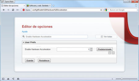Opera 12 Wahoo. Todo sobre la aceleración por hardware, que ya se puede probar