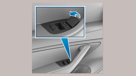 Alavanca de abertura mecânica nas portas dianteiras de um Tesla Model Y