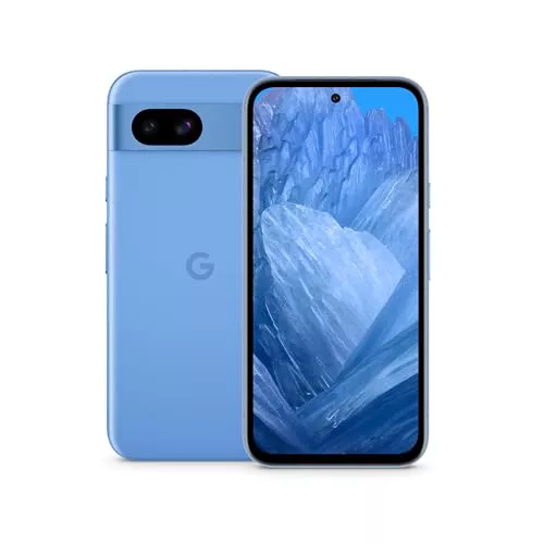 Google Pixel 8a - Smartphone Android Libre con Cámara Pixel Avanzada, batería de 24 Horas de duración y potentes Funciones de Seguridad - Celeste, 128GB