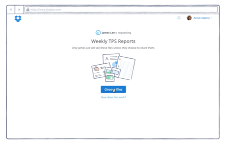 Dropbox pone el mundo al revés: cómo pedir que alguien sin cuenta de usuario nos suba archivos
