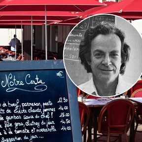 Científicos resuelven la fórmula matemática del premio nobel Richard Feynman para elegir el mejor restaurante en vacaciones 