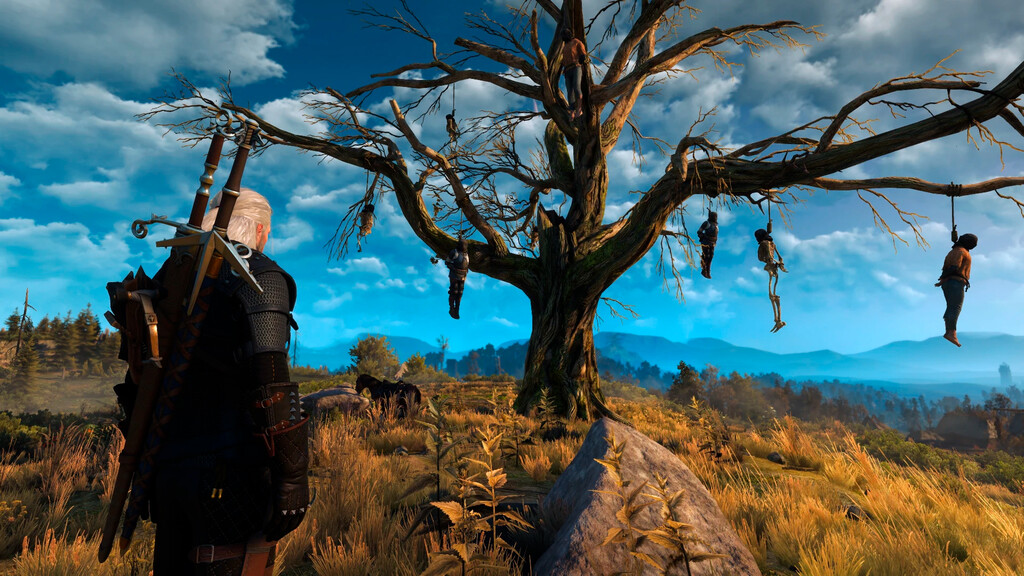 Fue uno de tus primeros maestros en The Witcher 3: Wild Hunt y acabó ahorcado del árbol más famoso de Velen 