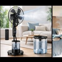 Ventilador con nebulización para casa, sí o no. Estas son sus ventajas e inconvenientes 