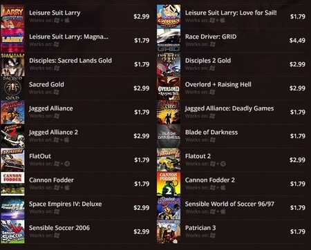 Cannon Fodder, Leisure Suit Larry, Sensible Soccer y muchos más entre las ofertas de GOG