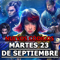 Códigos Free Fire Max hoy Martes 23 de Septiembre con recompensas gratuitas 