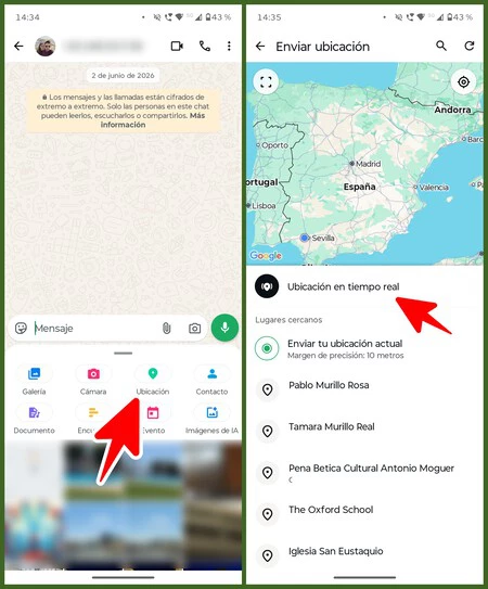 Capturas Whatsapp Ubicación