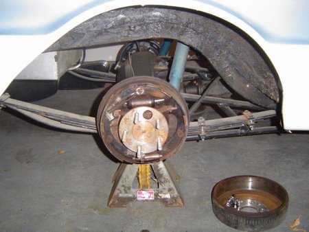 Tambor freno desmontado