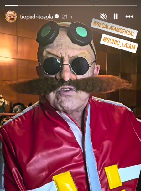Pedro Sola Pedrito Cosplay Eggman Sonic
