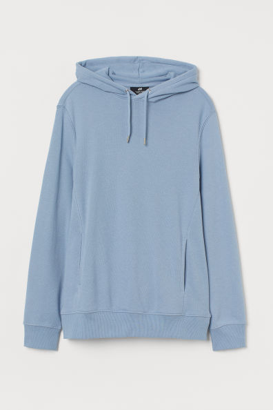 Sudadera de algodón con bolsillo canguro y capucha forrada cruzada delante con cordón de ajuste. Puños y bajo en punto elástico de canalé.