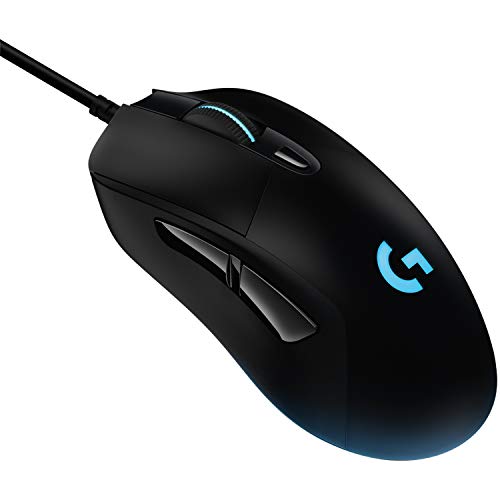 Logitech G403 HERO 25K, ratón para gaming, Captor HERO 25K, 25,600 DPI, Pesos Ajustables, 6 Botones Programables, Memoría Integrada, Compatible con PC/Mac - Negro