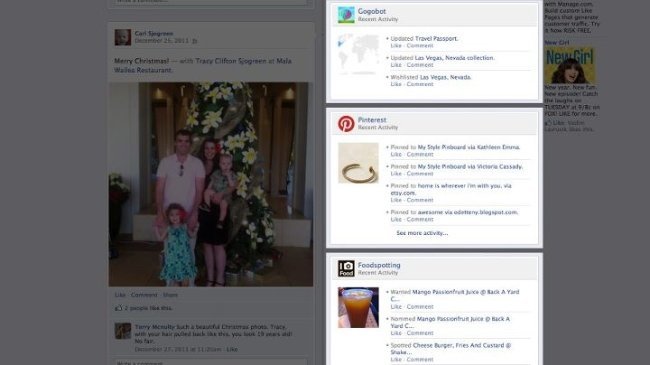 facebook aplicaciones timeline