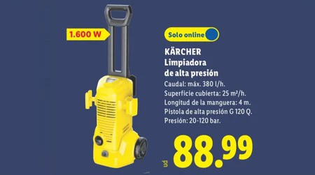 Hidrolimpiadora Karcher Folleto Lidl