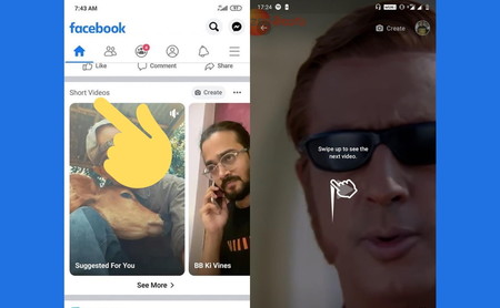 Facebook empieza a experimentar con una nueva función de 'Vídeos cortos' al estilo TikTok