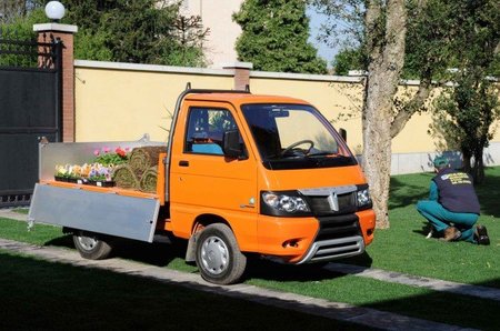 La Piaggio Porter Bi-fuel que funciona a gas