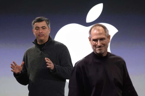 Steve Jobs y Eddy Cue