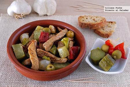 Pica-Pau con carne de cerdo y encurtidos. Receta