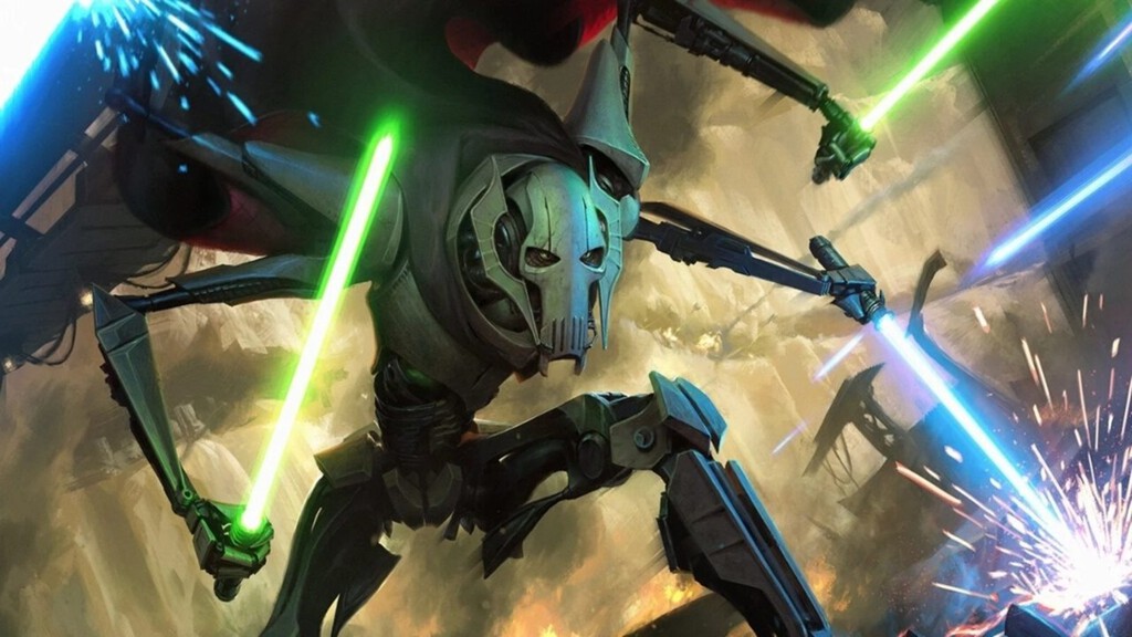 Ver al General Grievous pelear con sables láser es tan flipante que ni siquiera los droides separatistas se lo querían perder Ver al General Grievous pelear con sables láser es tan flipante que ni siquiera los droides separatistas se lo querían perder