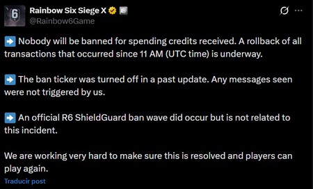 Rainbox Six Siege Hackeo Tienda Baneos