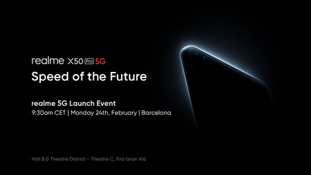 El Realme X50 Pro 5G se presentará oficialmente el 24 de febrero en Barcelona durante el Mobile World Congress