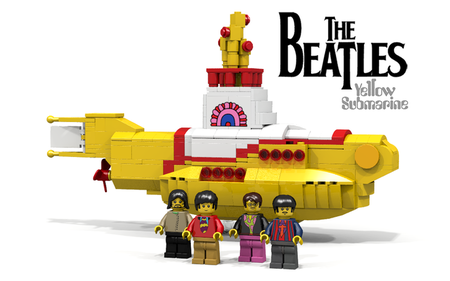 Fans de los Beatles regocijense; llega la versión Lego del Yellow Submarine