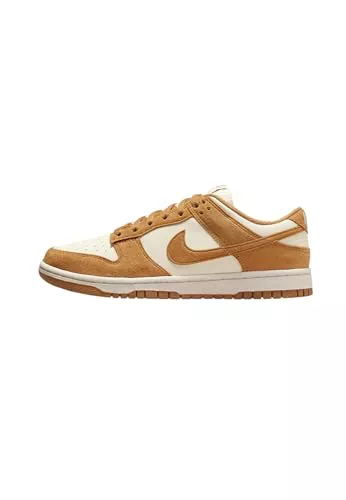 NIKE Dunk Low, Sneaker Mujer, Coconut Milk Flax Sail, 42 EU