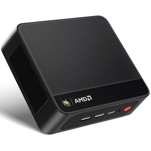 Beelink SER5 MAX Mini PC con procesador AMD Ryzen R7 6800H de 8C/16T hasta 4,7 GHz, 32 GB de RAM, SSD de 1 TB, Pantalla 4K a 144 Hz Compatible con hasta 3 Pantallas (HDMI/DP/Tipo C), BT 5.2, Wi-Fi 6