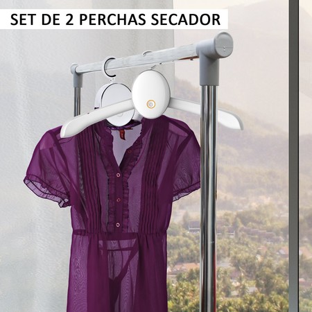 Comprar 2 perchas secador al mejor precio online: 12,99 euros y envío gratis en Amazon