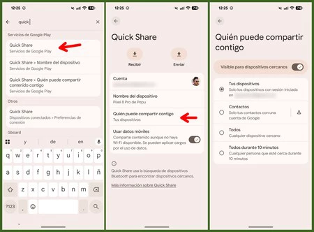 Config Quick Share Android