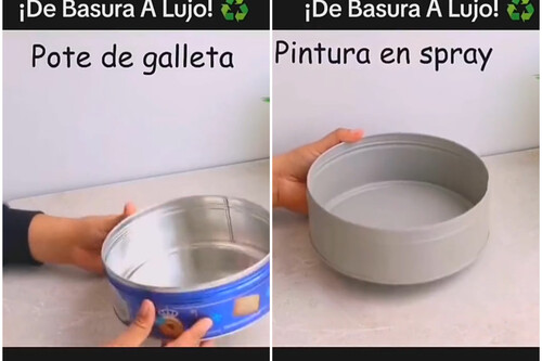 reutilizar caja de galletas danesas