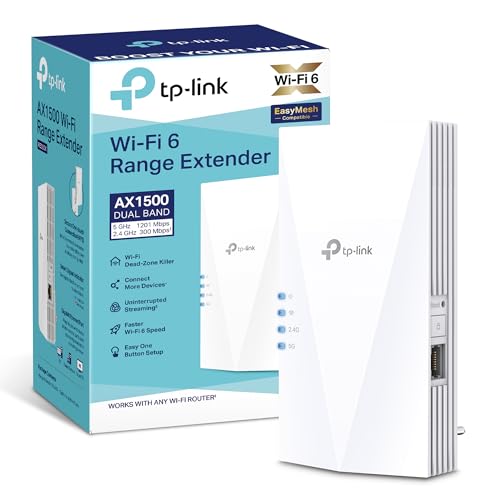 TP-Link RE500X - WiFi 6 Repetidor, AX1500 WiFi