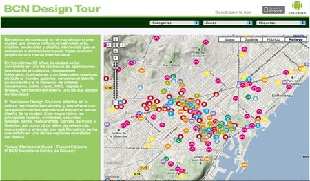 Aplicaciones viajeras: la Ruta del Diseño en Barcelona