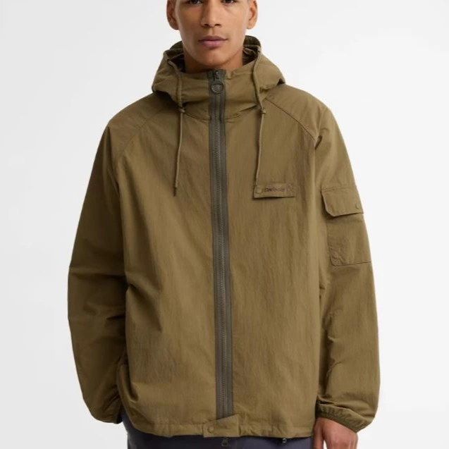 Chaqueta de hombre impermeable con capucha - Barbour - Verde militar

