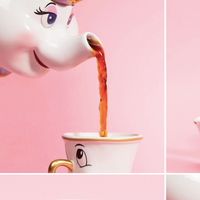 Si te volviste loca con la taza de Chip de Primark, en ASOS tienes el juego completo de taza y tetera de la Señora Pott por 33,49 euros y envío gratis 