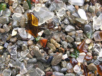 La Playa de Cristal de Mendocino (California)