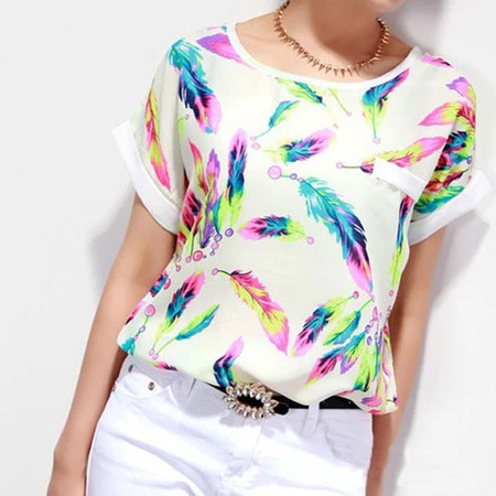 Camiseta Plumas