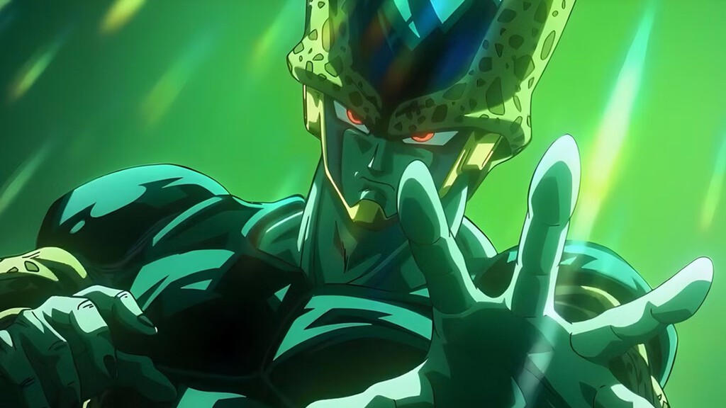 Akira Toriyama tenía otro diseño para Cell: esta ilustración inédita muestra al androide con cabello, pero nunca llegó al manga de Dragon Ball 