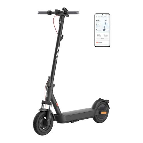 Xiaomi Electric Scooter 5 ES + Speaker – Patinete Eléctrico Adulto – Autonomía de hasta 60 km, Motor de hasta 700W, Sistema de Frenado Doble, Sistema de Control de Tracción, Resistencia al Agua IPX5